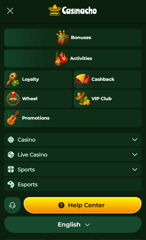 Casinacho pro Android stažení a instalace APK